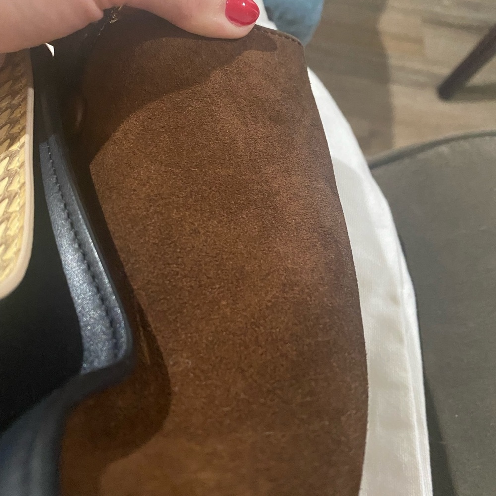 Celine Tapeze Suede and Python Shoulder bag - Picture 11 of 13